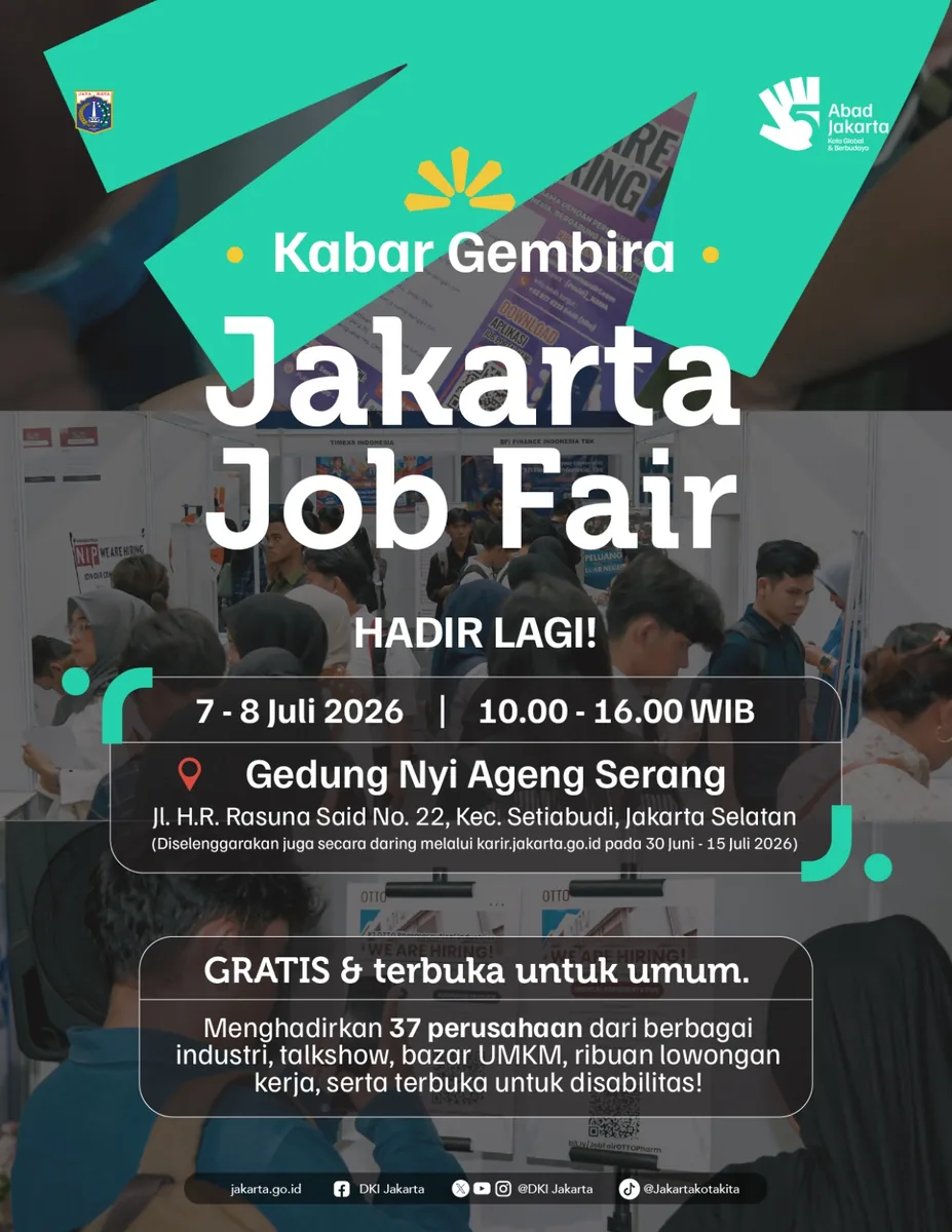 Job Fair Kabupaten Subang 2026 (Suku Dinas TKTE Wilayah Kabupaten Subang Barat) : 7-8 Juli 2026
